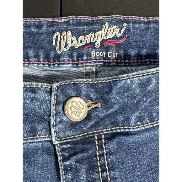 WRANGLER Retro Mae Bootcut Jeans 19/20x34 09mwzht - Picture 8 of 12